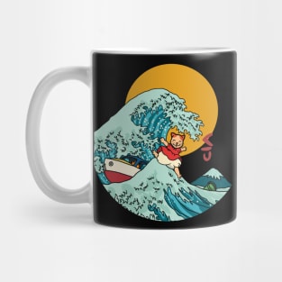 Kitty in the sea Mug